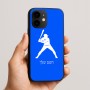 כיסוי בעיצוב אישי עם השם שלך לדגם - Apple iPhone 16e בעיצוב שחקן בייסבול