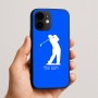כיסוי בעיצוב אישי עם השם שלך לדגם - Apple iPhone 16e בעיצוב שחקן גולף