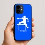 כיסוי בעיצוב אישי עם השם שלך לדגם - Apple iPhone 16e בעיצוב קפיצת משוכות