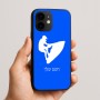 כיסוי בעיצוב אישי עם השם שלך לדגם - Apple iPhone 16e בעיצוב אופנוע ים