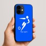 כיסוי בעיצוב אישי עם השם שלך לדגם - Apple iPhone 16e בעיצוב כדורגל אולימפי