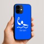 כיסוי בעיצוב אישי עם השם שלך לדגם - Apple iPhone 16e בעיצוב כדור מים אולימפי