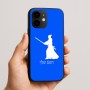 כיסוי בעיצוב אישי עם השם שלך לדגם - Apple iPhone 16e בעיצוב סמוראי