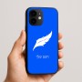 כיסוי בעיצוב אישי עם השם שלך לדגם - Apple iPhone 16e בעיצוב נוצת נוצה