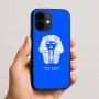 כיסוי בעיצוב אישי עם השם שלך לדגם - Apple iPhone 16e בעיצוב פרעה - תות ענח' אמון מצרי
