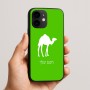 כיסוי בעיצוב אישי עם השם שלך לדגם - Apple iPhone 16e בעיצוב גמל
