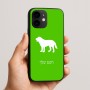 כיסוי בעיצוב אישי עם השם שלך לדגם - Apple iPhone 16e בעיצוב כלב