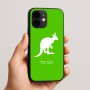 כיסוי בעיצוב אישי עם השם שלך לדגם - Apple iPhone 16e בעיצוב קנגורו