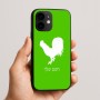 כיסוי בעיצוב אישי עם השם שלך לדגם - Apple iPhone 16e בעיצוב תרנגול