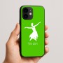 כיסוי בעיצוב אישי עם השם שלך לדגם - Apple iPhone 16e בעיצוב בלרינה