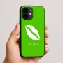 כיסוי בעיצוב אישי עם השם שלך לדגם - Apple iPhone 16e בעיצוב שפתיים - נשיקה
