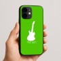 כיסוי בעיצוב אישי עם השם שלך לדגם - Apple iPhone 16e בעיצוב גיטרה