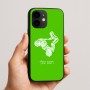 כיסוי בעיצוב אישי עם השם שלך לדגם - Apple iPhone 16e בעיצוב רוכב טרקטורונים