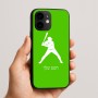 כיסוי בעיצוב אישי עם השם שלך לדגם - Apple iPhone 16e בעיצוב שחקן בייסבול