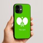 כיסוי בעיצוב אישי עם השם שלך לדגם - Apple iPhone 16e בעיצוב פינג פונג