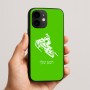 כיסוי בעיצוב אישי עם השם שלך לדגם - Apple iPhone 16e בעיצוב אופנוע שלג