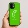 כיסוי בעיצוב אישי עם השם שלך לדגם - Apple iPhone 16e בעיצוב חיטה גלית זהב