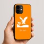 כיסוי בעיצוב אישי עם השם שלך לדגם - Apple iPhone 16e בעיצוב נשר אמריקאי