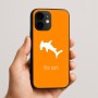 כיסוי בעיצוב אישי עם השם שלך לדגם - Apple iPhone 16e בעיצוב כריש ראש פטיש