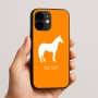 כיסוי בעיצוב אישי עם השם שלך לדגם - Apple iPhone 16e בעיצוב סוס