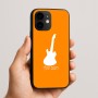 כיסוי בעיצוב אישי עם השם שלך לדגם - Apple iPhone 16e בעיצוב גיטרה