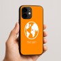 כיסוי בעיצוב אישי עם השם שלך לדגם - Apple iPhone 16e בעיצוב עולם