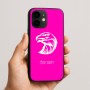 כיסוי בעיצוב אישי עם השם שלך לדגם - Apple iPhone 16e בעיצוב ראש נשר