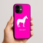 כיסוי בעיצוב אישי עם השם שלך לדגם - Apple iPhone 16e בעיצוב סוס