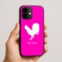 כיסוי בעיצוב אישי עם השם שלך לדגם - Apple iPhone 16e בעיצוב תרנגול
