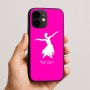 כיסוי בעיצוב אישי עם השם שלך לדגם - Apple iPhone 16e בעיצוב בלרינה