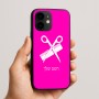 כיסוי בעיצוב אישי עם השם שלך לדגם - Apple iPhone 16e בעיצוב מעצב שיער