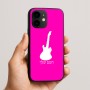 כיסוי בעיצוב אישי עם השם שלך לדגם - Apple iPhone 16e בעיצוב גיטרה