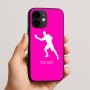 כיסוי בעיצוב אישי עם השם שלך לדגם - Apple iPhone 16e בעיצוב שחקן פינג פונג