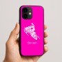 כיסוי בעיצוב אישי עם השם שלך לדגם - Apple iPhone 16e בעיצוב אופנוע שלג