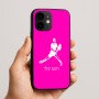 כיסוי בעיצוב אישי עם השם שלך לדגם - Apple iPhone 16e בעיצוב שחקן טניס