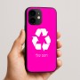 כיסוי בעיצוב אישי עם השם שלך לדגם - Apple iPhone 16e בעיצוב למחזר