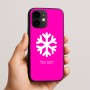 כיסוי בעיצוב אישי עם השם שלך לדגם - Apple iPhone 16e בעיצוב שלג