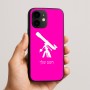 כיסוי בעיצוב אישי עם השם שלך לדגם - Apple iPhone 16e בעיצוב טלסקופ