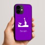 כיסוי בעיצוב אישי עם השם שלך לדגם - Apple iPhone 16e בעיצוב ג'ירפה באפריקה