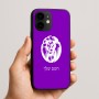 כיסוי בעיצוב אישי עם השם שלך לדגם - Apple iPhone 16e בעיצוב פני אריה