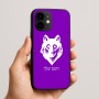 כיסוי בעיצוב אישי עם השם שלך לדגם - Apple iPhone 16e בעיצוב זאב