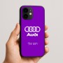 כיסוי בעיצוב אישי עם השם שלך לדגם - Apple iPhone 16e בעיצוב אאודי