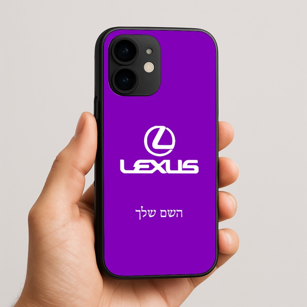 כיסוי בעיצוב אישי עם השם שלך לדגם - Apple iPhone 16e בעיצוב לקסוס