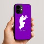 כיסוי בעיצוב אישי עם השם שלך לדגם - Apple iPhone 16e בעיצוב שחקן כאב כדור