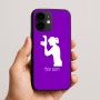 כיסוי בעיצוב אישי עם השם שלך לדגם - Apple iPhone 16e בעיצוב צלמת - אישה