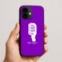 כיסוי בעיצוב אישי עם השם שלך לדגם - Apple iPhone 16e בעיצוב מיקרופון