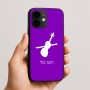 כיסוי בעיצוב אישי עם השם שלך לדגם - Apple iPhone 16e בעיצוב כינור