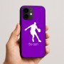 כיסוי בעיצוב אישי עם השם שלך לדגם - Apple iPhone 16e בעיצוב שחקן כדורסל