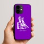 כיסוי בעיצוב אישי עם השם שלך לדגם - Apple iPhone 16e בעיצוב קאוגירל