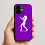 כיסוי בעיצוב אישי עם השם שלך לדגם - Apple iPhone 16e בעיצוב אישה מגוננת